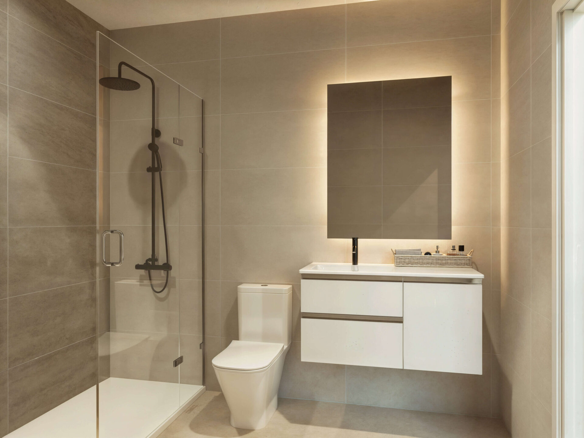 Baño con ducha
